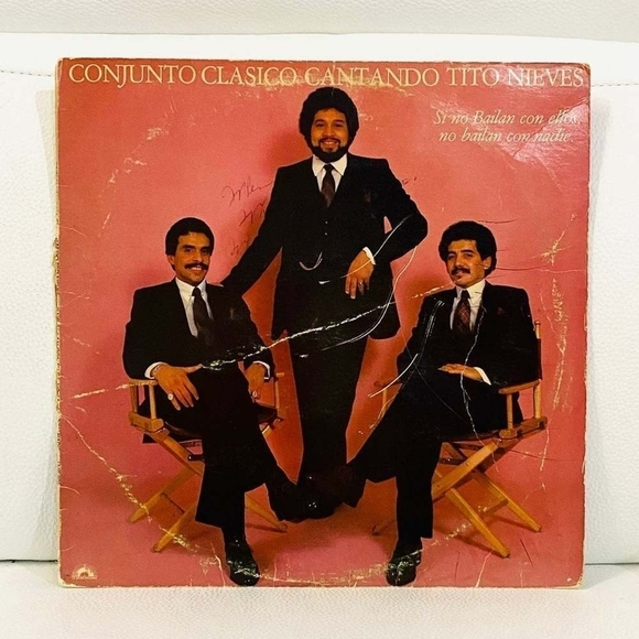 LP Conjunto Clasico, Cantando Tito Nieves -Si No Bailan Con Ellos, No Bailan Con - Picture 1 of 2